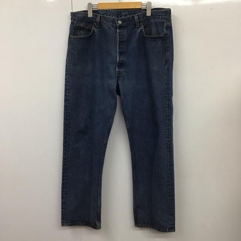 リーバイストラウスアンドコー Levi Strauss & co. パンツ デニム、ジーンズ デニムパンツ ストレートパンツ ワイドパンツ カジュアルパンツ 40 無地 インディゴ / インディゴ /  メンズ USED 古着 中古 10112485