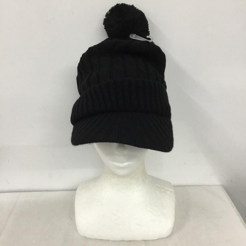 古着 USED 帽子 ニット帽 ボンボン付き キャスケット まとめ売り 10個 無地 黒 / ブラック /  メンズ USED 古着 中古 10142204