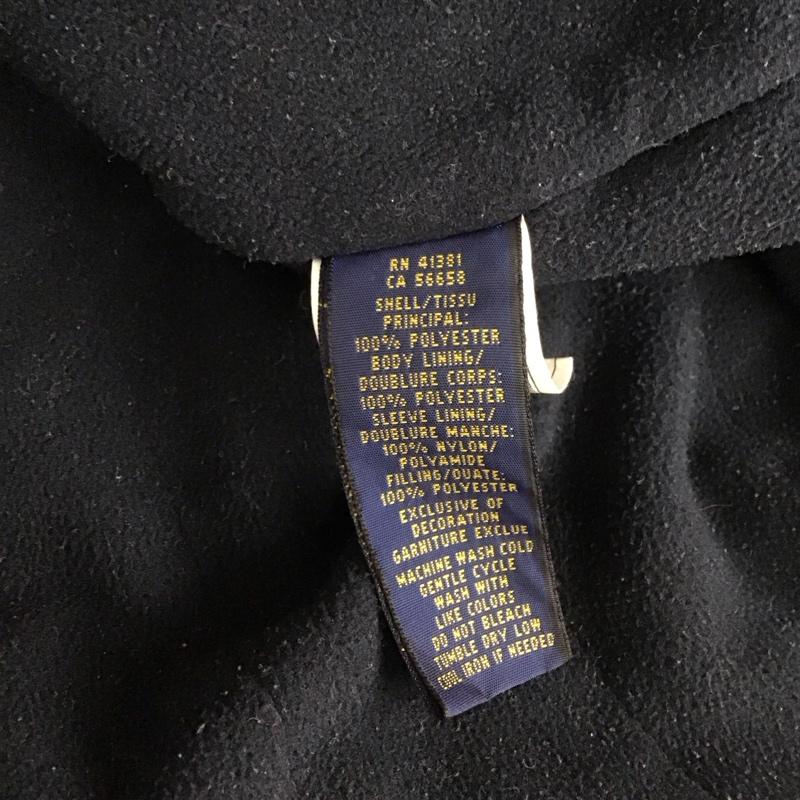 ポロラルフローレン POLO RALPH LAUREN ジャケット、上着 ジャケット、ブレザー ジップアップジャケット ジャンパー ジャケット カジュアルジャケット アウター M ロゴ、文字 紺 / ネイビー /  メンズ USED 古着 中古 10106751