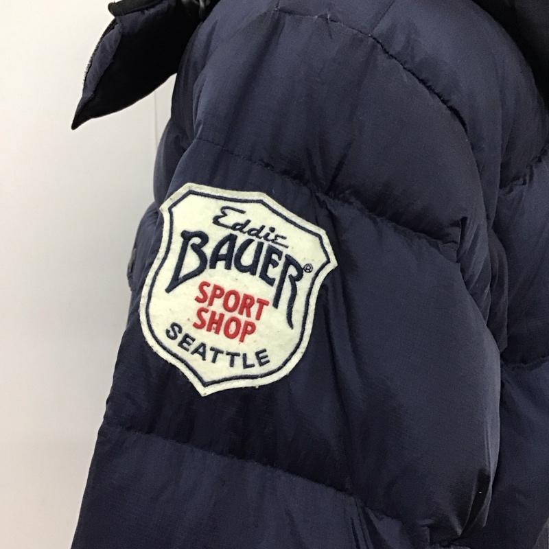 エディーバウアー Eddie Bauer ジャケット、上着 ダウンジャケット M 無地 紺 / ネイビー /  メンズ USED 古着 中古 10123507
