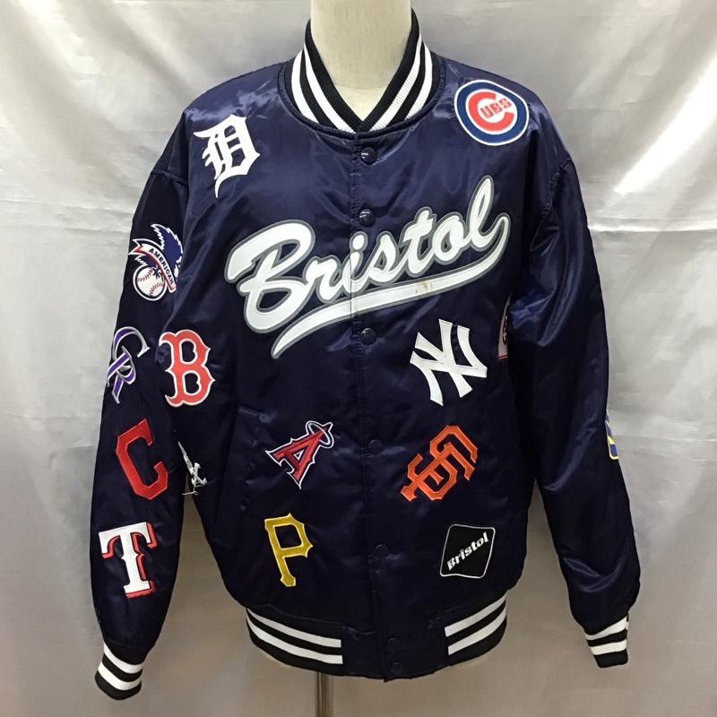 エフシーレアルブリストル F.C.Real Bristol ジャケット、上着 ジャンパー、ブルゾン mm23-ny-1f12 FANATIC L ロゴ、文字 紺 / ネイビー /  メンズ USED 古着 中古 10122071