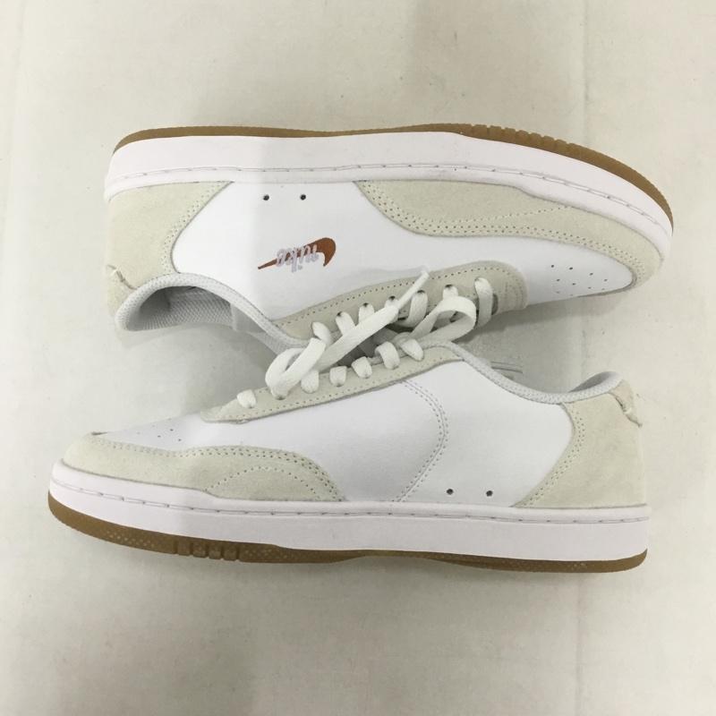 ナイキ NIKE スニーカー スニーカー CW1067-102 WMNS NIKE COURT VINTAGE PRM 23cm 23.0cm ロゴ、文字 白 / ホワイト /  レディース USED 古着 中古 10134761