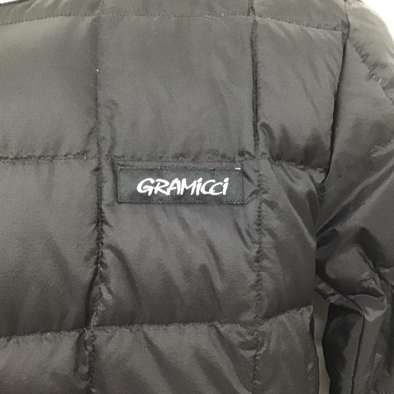 グラミチ GRAMICCI ジャケット、上着 ジャンパー、ブルゾン g2fu-j082-tg インナーダウンジャケット キルティングジャケット ナイロンジャケット TAION L ロゴ、文字 黒 / ブラック /  メンズ USED 古着 中古 10112828