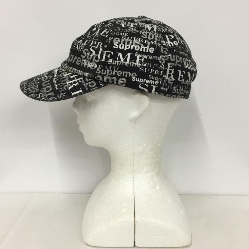 シュプリーム Supreme 帽子 キャップ 20FW Logo Pattern 6Panel cap 総柄 ロゴ、文字 黒 / ブラック /  メンズ USED 古着 中古 10144844