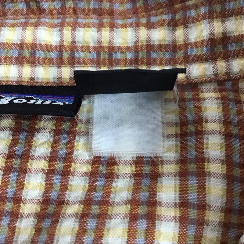 パタゴニア patagonia シャツ、ブラウス 半袖 半袖シャツ カラーシャツ 半袖カットソー チェックシャツ L チェック マルチカラー / マルチカラー /  メンズ USED 古着 中古 10109800