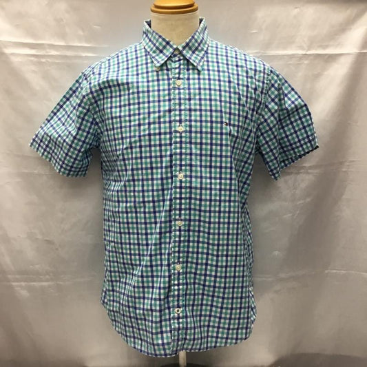 トミーヒルフィガー TOMMY HILFIGER シャツ、ブラウス 半袖 半袖シャツ チェックシャツ カラーシャツ カジュアルシャツ ボタンダウンシャツ XL チェック マルチカラー / マルチカラー /  メンズ USED 古着 中古 10106602