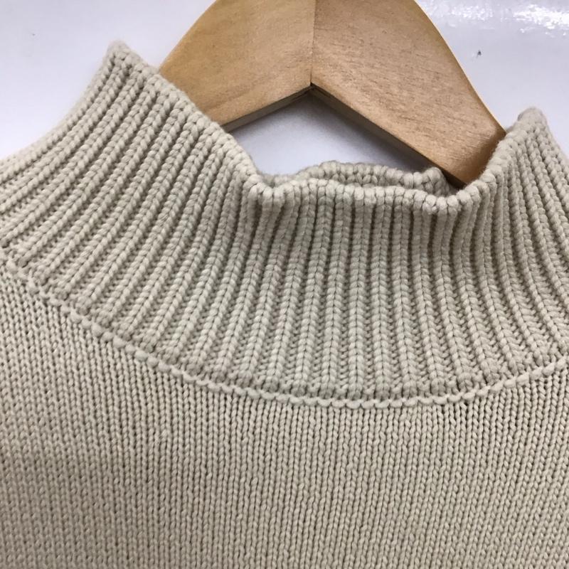 スライ SLY ニット、セーター 長袖 030EAZ70-8280 RANDOM KNIT TOPS FREE 無地 ベージュ / ベージュ /  レディース USED 古着 中古 10120168