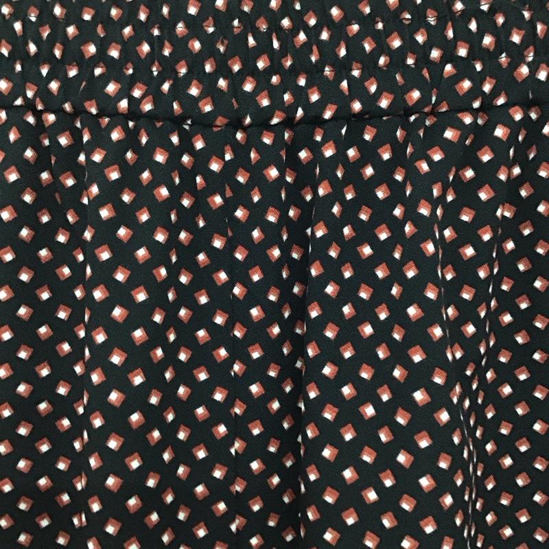 フリークスストア FREAK S STORE パンツ ワークパンツ、ペインターパンツ ワイドパンツ カジュアルパンツ ワークパンツ FREE プリント 黒 / ブラック /  レディース USED 古着 中古 10142673