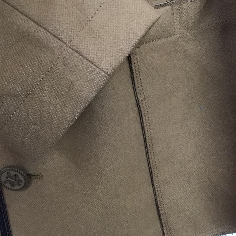 マリテフランソワジルボー MARITHEFRANCOISGIRBAUD ジャケット、上着 ジャケット、ブレザー ロングコートジャケット アウター カラージャケット L 無地 茶 / ブラウン /  メンズ USED 古着 中古 10144805