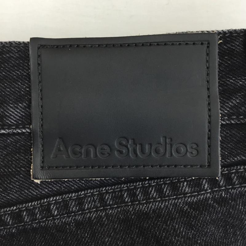 アクネストゥディオズ Acne Studios パンツ デニム、ジーンズ 1981M バギーフィットジーンズ 44 無地 黒 / ブラック /  メンズ USED 古着 中古 10142315