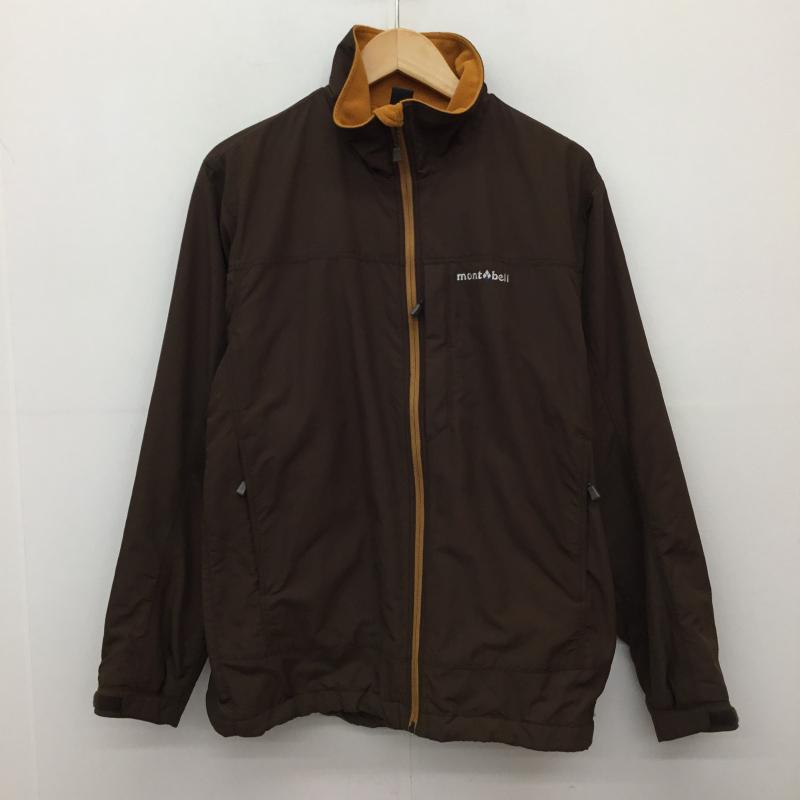 モンベル mont-bell ジャケット、上着 ジャケット、ブレザー M ロゴ、文字 茶 / ブラウン /  メンズ USED 古着 中古 10141082