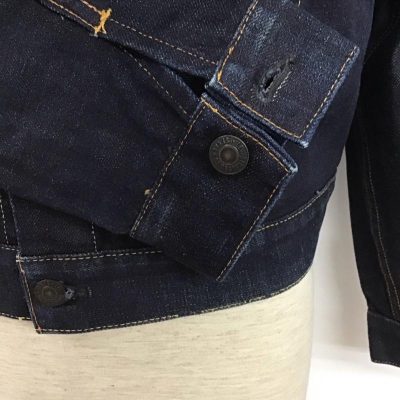 リーバイス Levi s ジャケット、上着 ジャケット、ブレザー 70557-XX デニムジャケット Gジャン 36 無地 インディゴ / インディゴ /  メンズ USED 古着 中古 10106673