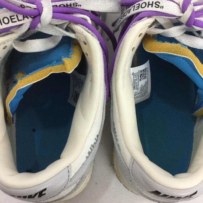 ナイキ NIKE スニーカー スニーカー DM1602 125 DUNK LOW OFF WHITE 25.5cm 箱有 25.5cm ロゴ、文字 灰 / グレー / X 白 / ホワイト /  メンズ USED 古着 中古 10132557