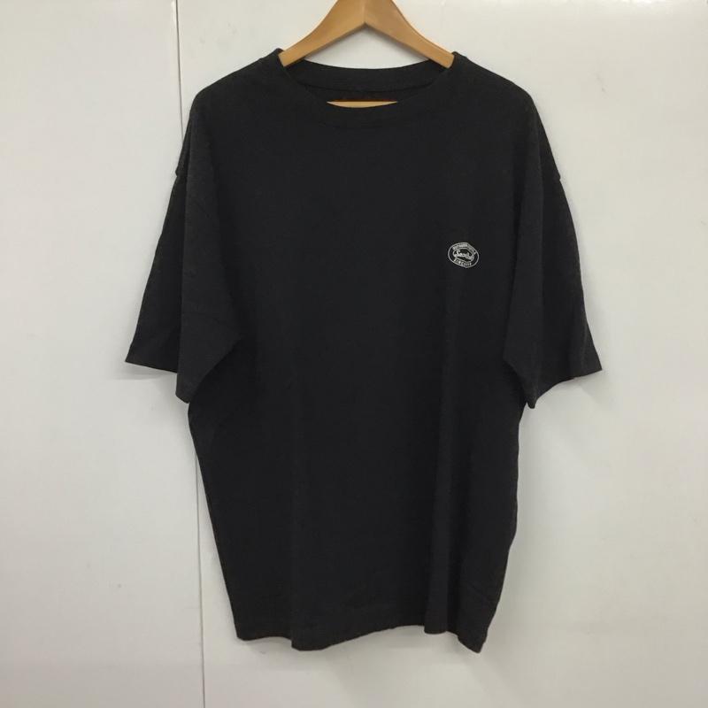 スノーピーク Snow Peak Tシャツ 半袖 Relume JOURNALSTANDARD別注 半袖カットソー プリントTシャツ クルーネックカットソー M ロゴ、文字 黒 / ブラック /  メンズ USED 古着 中古 10131627