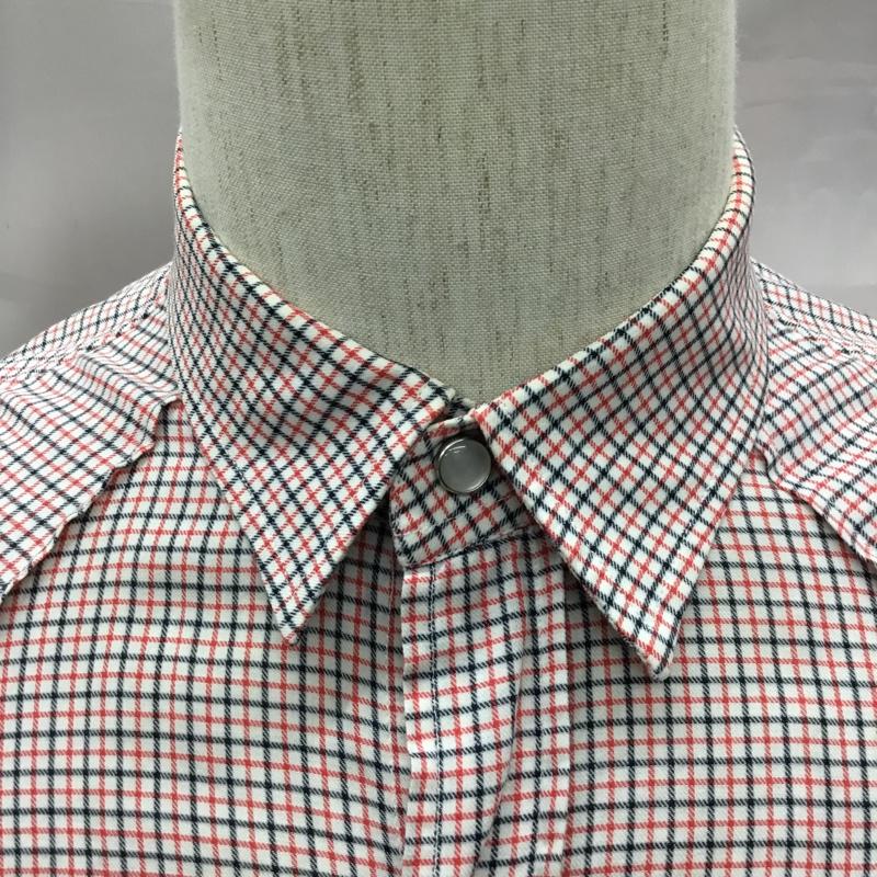 メゾンキツネ MAISON KITSUNE シャツ、ブラウス 長袖 長袖シャツ カラーシャツ ポケットシャツ 長袖カットソー チェックシャツ S チェック マルチカラー / マルチカラー /  メンズ USED 古着 中古 10117577