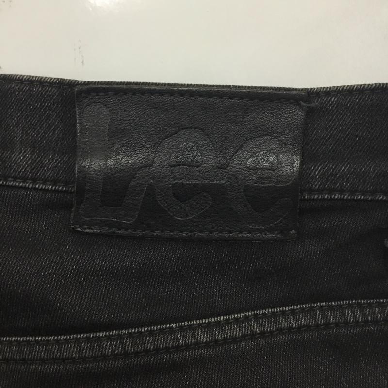 リー Lee パンツ デニム、ジーンズ LB0061 nano universe 日本製 M 無地 黒 / ブラック /  メンズ USED 古着 中古 10115684