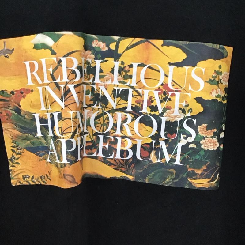 アップルバム APPLEBUM Tシャツ 半袖 XL プリント 黒 / ブラック /  メンズ USED 古着 中古 10128559