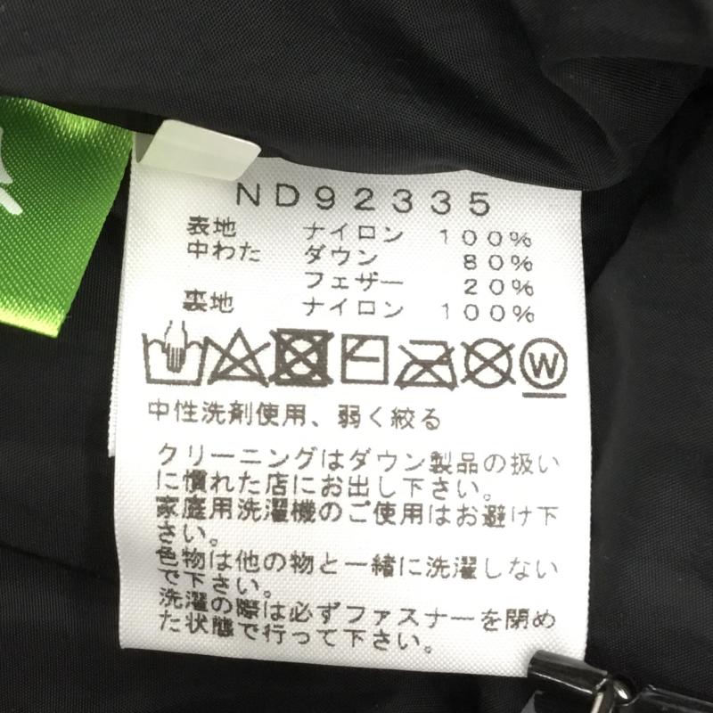 ザノースフェイス THE NORTH FACE ジャケット、上着 ダウンジャケット ND92335　NUPTSE JACKET　ヌプシ　ジャケット M ロゴ、文字 黒 / ブラック /  メンズ USED 古着 中古 10120965