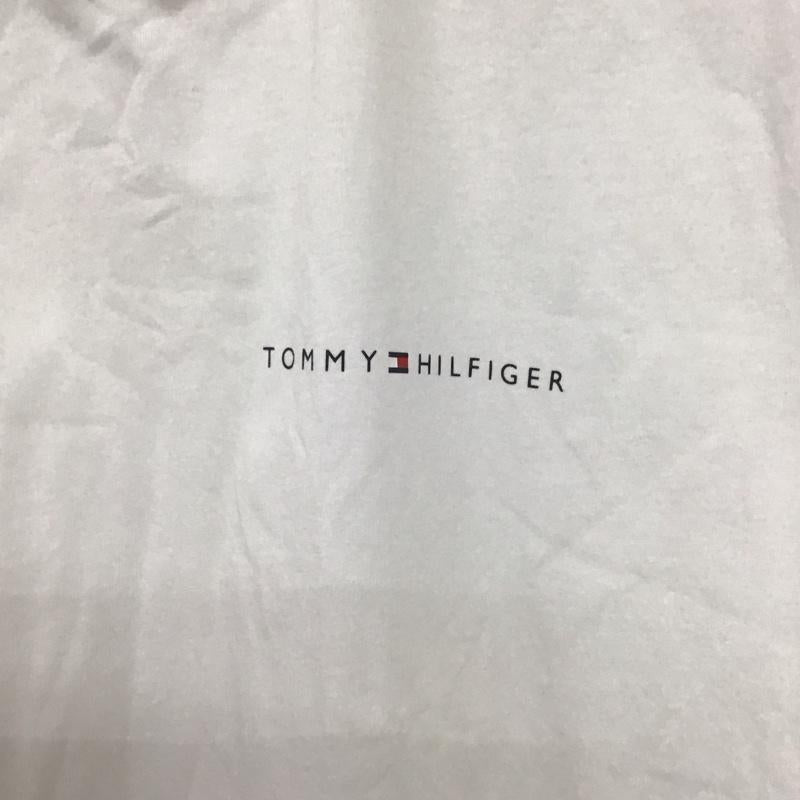 トミーヒルフィガー TOMMY HILFIGER Tシャツ 半袖 半袖カットソー プリントTシャツ クルーネックカットソー L ロゴ、文字 白 / ホワイト /  メンズ USED 古着 中古 10144910