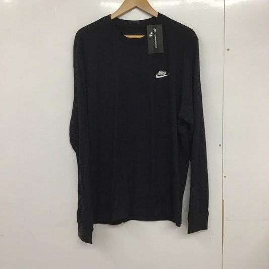 ナイキ NIKE カットソー 長袖 ar5194-010 ロングスリーブ Tシャツ 長袖カットソー XXL ロゴ、文字 黒 / ブラック /  メンズ USED 古着 中古 10132715