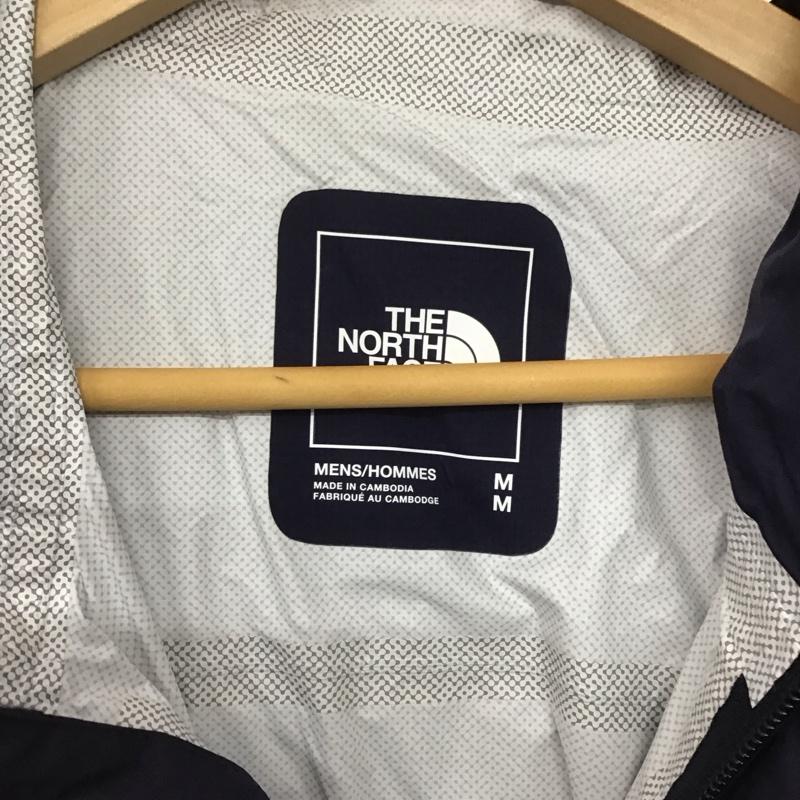 ザノースフェイス THE NORTH FACE ジャケット、上着 ジャンパー、ブルゾン M ロゴ、文字 X プリント 紺 / ネイビー /  メンズ USED 古着 中古 10141174