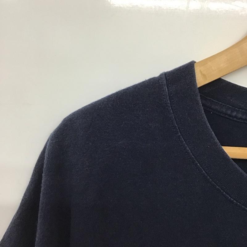 ヴェトモン VETEMENTS Tシャツ 半袖 半袖カットソー プリントTシャツ クルーネックカットソー プリント 紺 / ネイビー /  メンズ USED 古着 中古 10142883