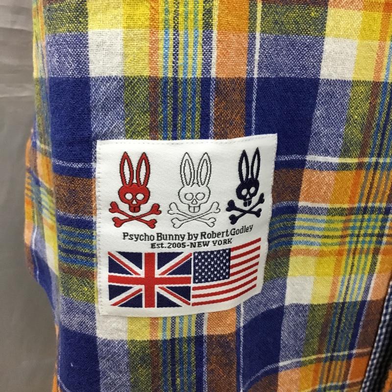 サイコバニー Psycho Bunny シャツ、ブラウス 半袖 半袖シャツ カラーシャツ 半袖カットソー チェックシャツ XL チェック マルチカラー / マルチカラー /  メンズ USED 古着 中古 10119400