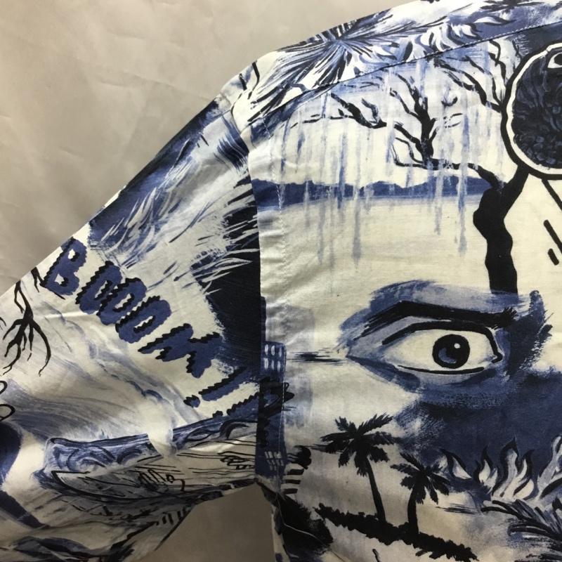 ポールスミス Paul Smith シャツ、ブラウス 長袖 パルプコミック 長袖シャツ 総柄プリントシャツ カラーシャツ 長袖カットソー L プリント マルチカラー / マルチカラー /  メンズ USED 古着 中古 10120682