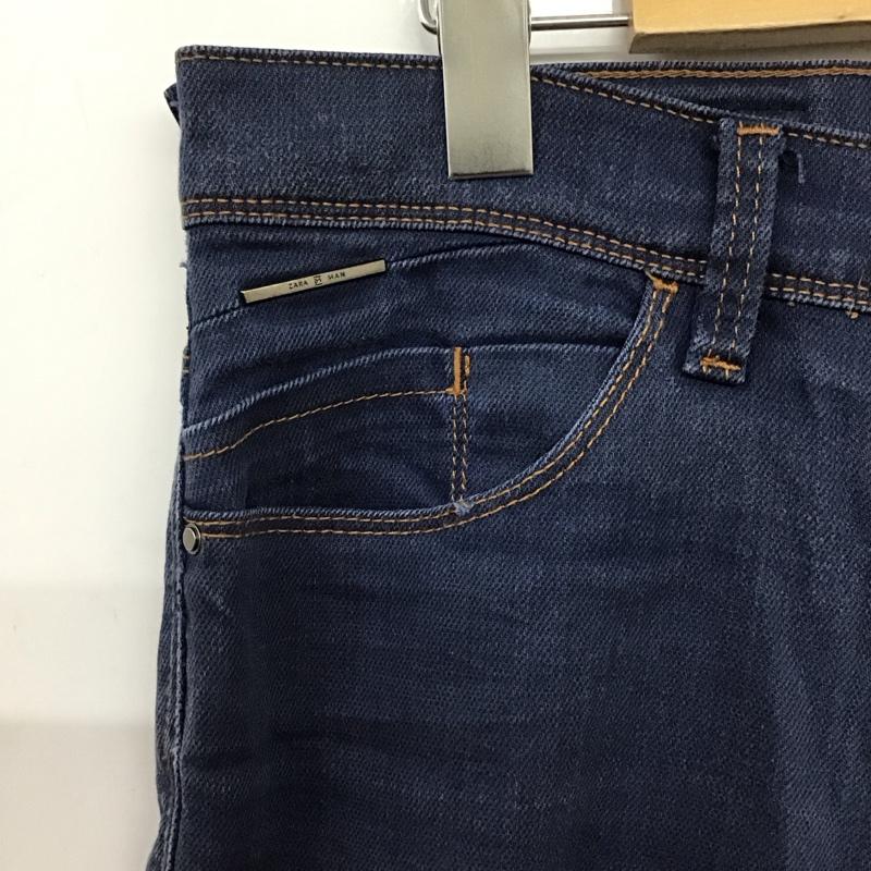 ザラメン ZARA MAN パンツ デニム、ジーンズ デニム 40 無地 インディゴ / インディゴ /  メンズ USED 古着 中古 10136639