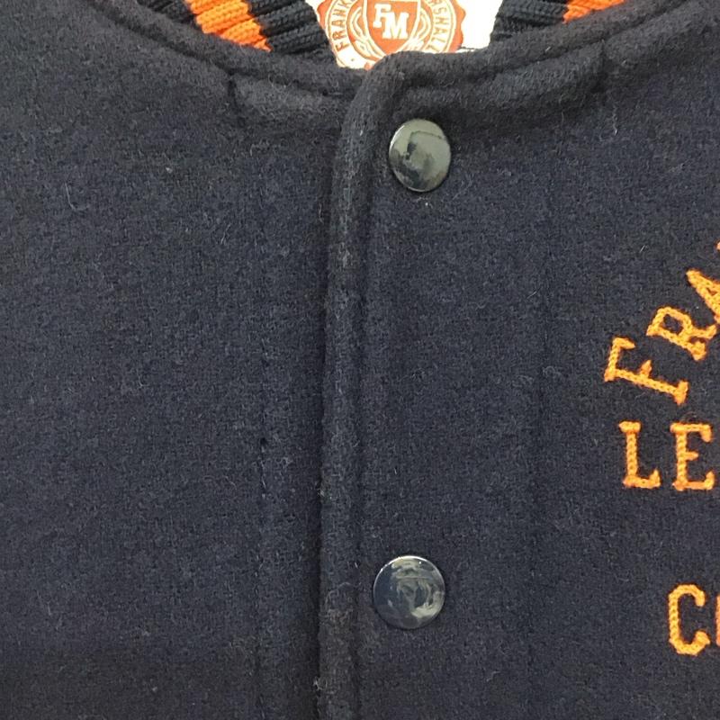 フランクリンマーシャル FRANKLIN&MARSHALL ジャケット、上着 ジャケット、ブレザー スタジャン アウター 古着 前ボタン M ロゴ、文字 紺 / ネイビー /  メンズ USED 古着 中古 10132397