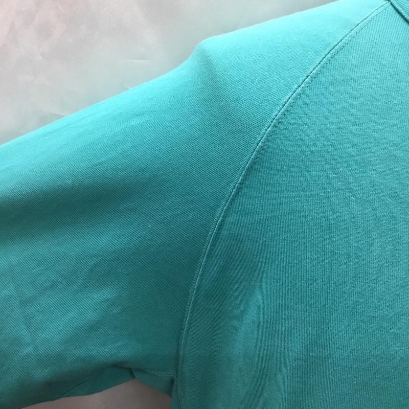 ハリウッドランチマーケット HRMARKET Tシャツ 半袖 700086-340 OLD TIME LOGO L ロゴ、文字 緑 / グリーン /  メンズ USED 古着 中古 10116116