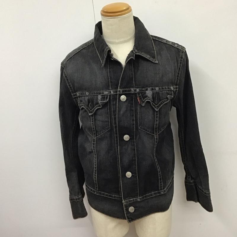 リーバイストラウスアンドコー Levi Strauss & co. ジャケット、上着 ジャケット、ブレザー デニムジャケット カラージャケット 長袖ジャケット ブルゾン Gジャン L 無地 黒 / ブラック /  メンズ USED 古着 中古 10123834