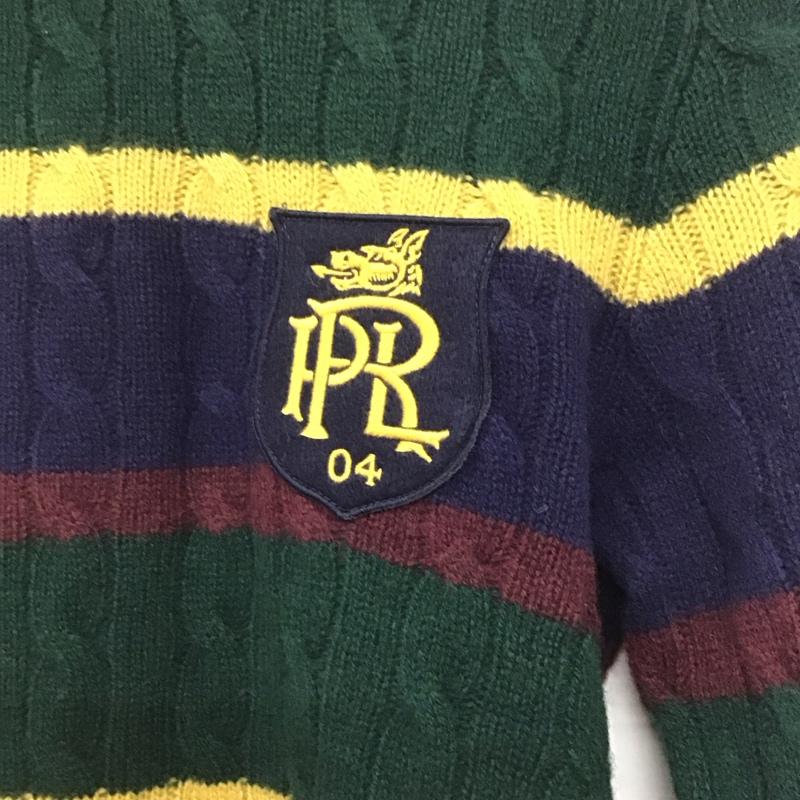 ポロラルフローレン POLO RALPH LAUREN ニット、セーター 長袖 S 無地 マルチカラー / マルチカラー /  レディース USED 古着 中古 10142897