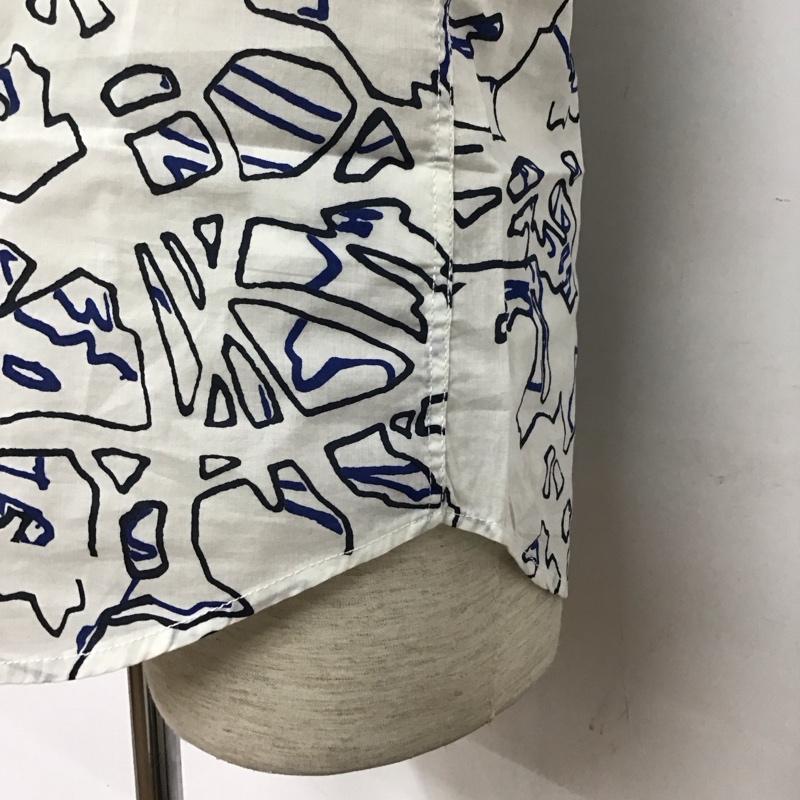 アルマーニエクスチェンジ ARMANI EXCHANGE シャツ、ブラウス 半袖 半袖シャツ 総柄シャツ プリントシャツ M プリント 白 / ホワイト /  メンズ USED 古着 中古 10127760