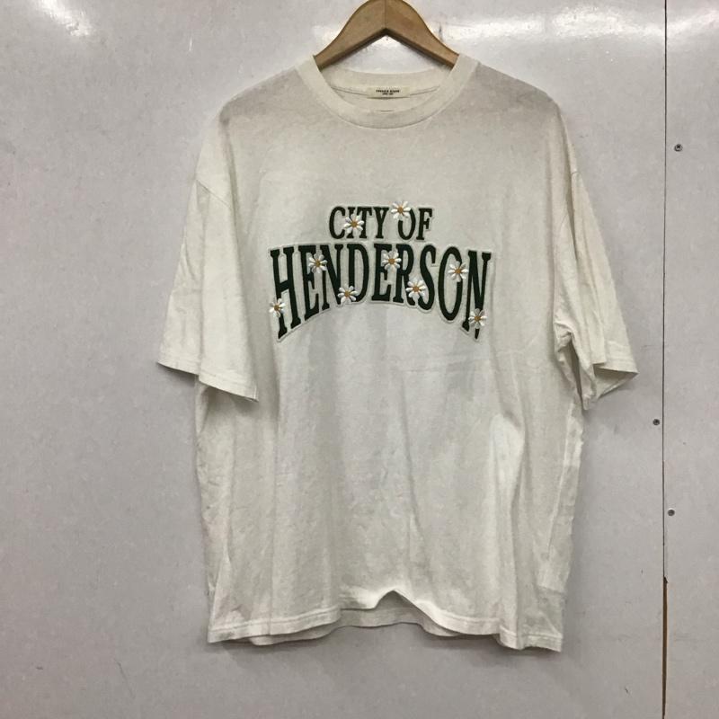フリークスストア FREAK S STORE Tシャツ 半袖 FREE ロゴ、文字 白 / ホワイト /  レディース USED 古着 中古 10137261