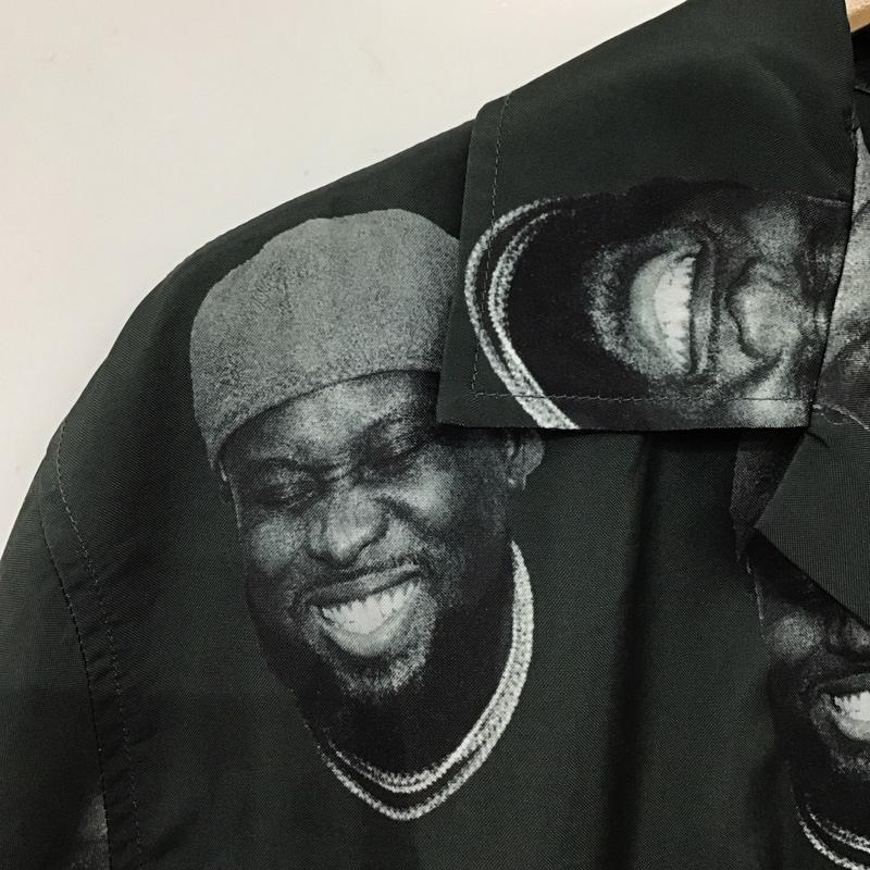 ペルーシュ perushu シャツ、ブラウス 半袖 半袖シャツ プリントシャツ カジュアルシャツ L プリント 緑 / グリーン /  メンズ USED 古着 中古 10137307