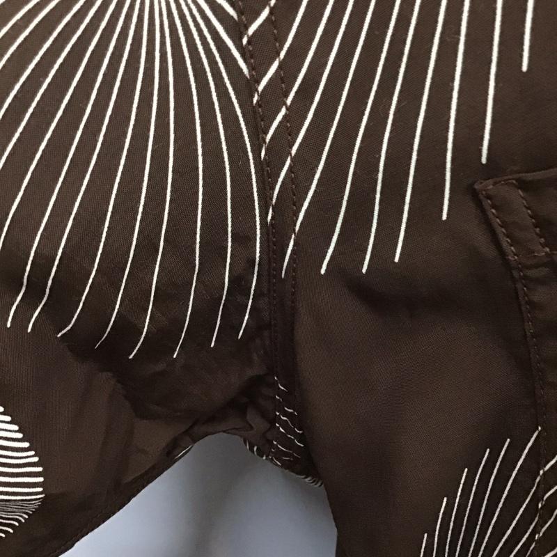 デュークカハナモク DUKE KAHANAMOKU シャツ、ブラウス 半袖 DK37570 DUKE S SHELL スペシャルエディション アロハシャツ 箱有 L 総柄 茶 / ブラウン /  メンズ USED 古着 中古 10107551