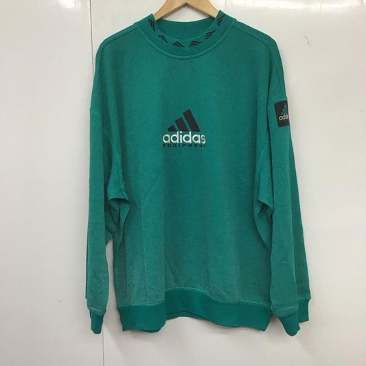 アディダス adidas トレーナー 長袖 JN7146 EQT REFLECT CRW 3L 無地 緑 / グリーン /  メンズ USED 古着 中古 10134961
