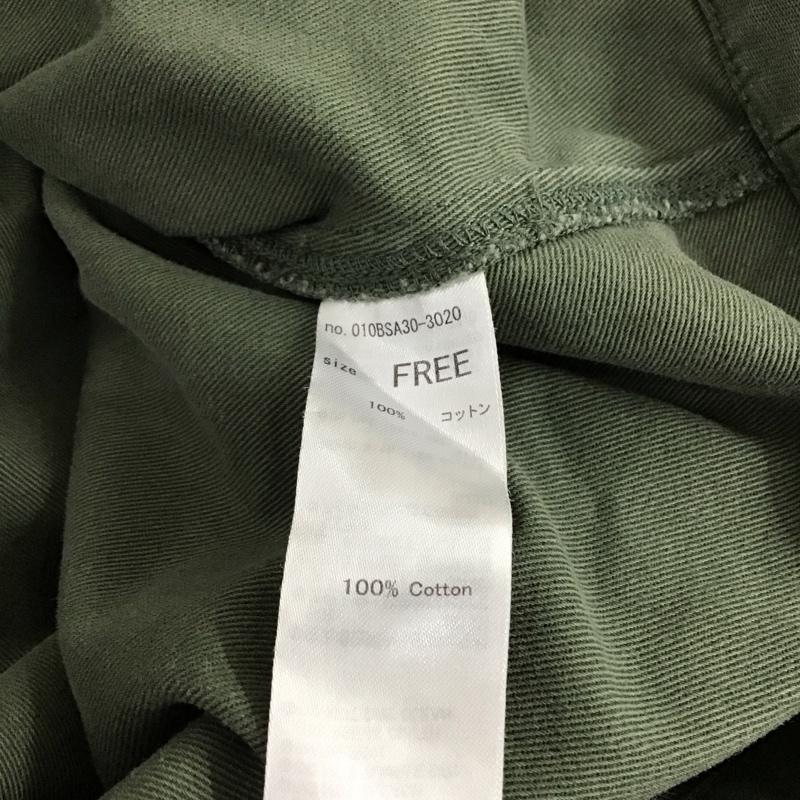 マウジー MOUSSY シャツ、ブラウス 長袖 010BSA30-3020 ワイドスリーブミリタリーシャツ ミリタリージャケット FREE 無地 カーキ / カーキ /  レディース USED 古着 中古 10121660