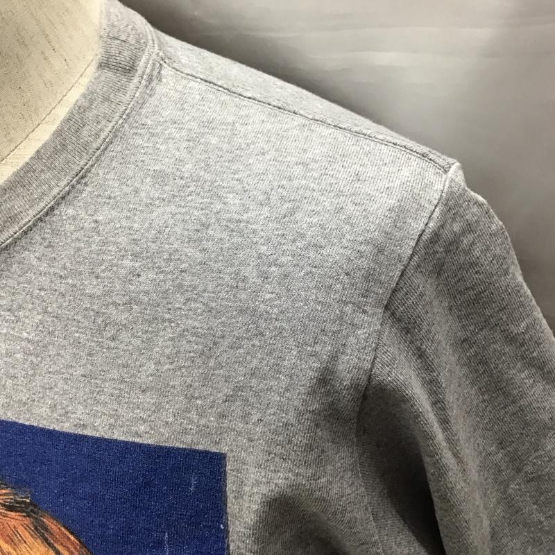 ボートメイクニュークローズ VOTE MAKE NEW CLOTHES Tシャツ 半袖 VT-0055RHC クルーネック L プリント 灰 / グレー /  メンズ USED 古着 中古 10122605