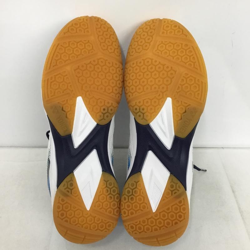 ヨネックス YONEX スニーカー スニーカー SHB769SF パワークッション769SF バドミントンシューズ 27.5cm 箱有 27.5cm ロゴ、文字 白 / ホワイト / X 水色 / ライトブルー / X 紺 / ネイビー /  メンズ USED 古着 中古 10147942