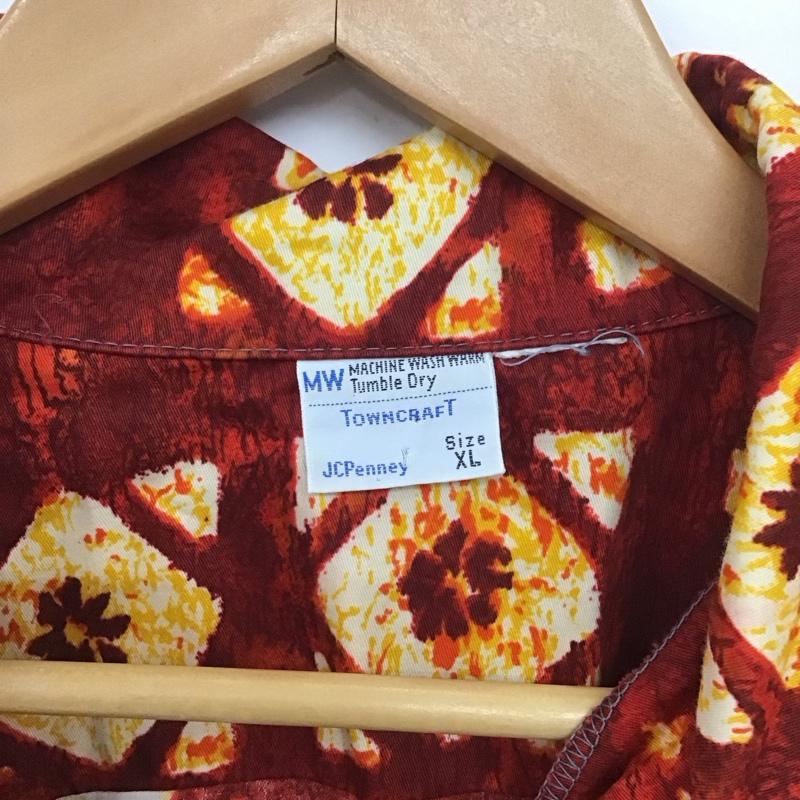 タウンクラフト TOWNCRAFT シャツ、ブラウス 半袖 半袖シャツ プリントシャツ ポケットシャツ XL プリント マルチカラー / マルチカラー /  メンズ USED 古着 中古 10132669