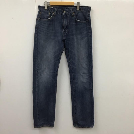 リーバイストラウスアンドコー Levi Strauss & co. パンツ デニム、ジーンズ デニムパンツ ストレートパンツ スリムパンツ カジュアルパンツ 薄手 33インチ 無地 インディゴ / インディゴ /  メンズ USED 古着 中古 10123551