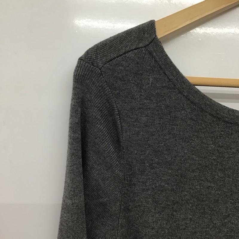 スナイデル SNIDEL ワンピース ロングスカート SWNO181073 バッククロスロングニットワンピース 長袖 FREE 無地 灰 / グレー /  レディース USED 古着 中古 10142281