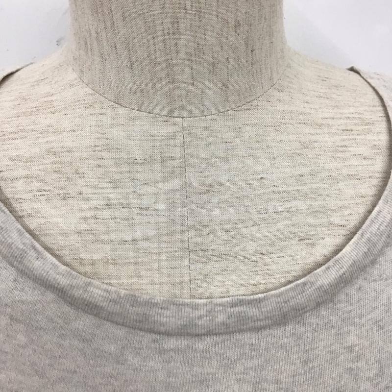 レミ レリーフ REMI RELIEF Tシャツ 七分袖 スウェット S ロゴ、文字 灰 / グレー /  メンズ USED 古着 中古 10107532