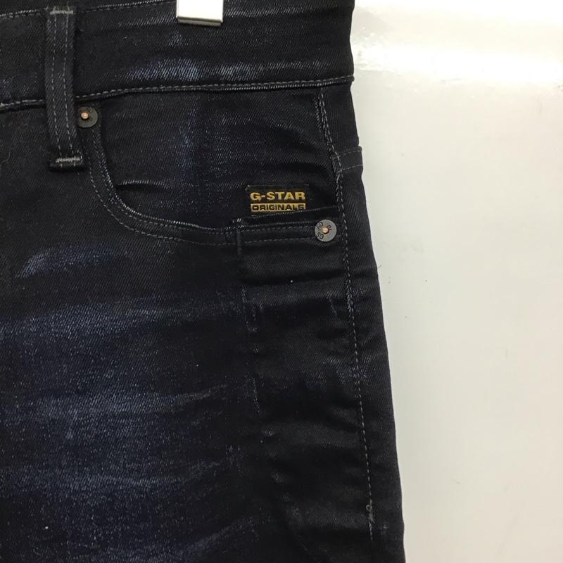 ジースターロゥ G-STAR RAW パンツ デニム、ジーンズ デニムパンツ スリムパンツ カジュアルパンツ ストレッチパンツ 29インチ 無地 インディゴ / インディゴ /  メンズ USED 古着 中古 10148948