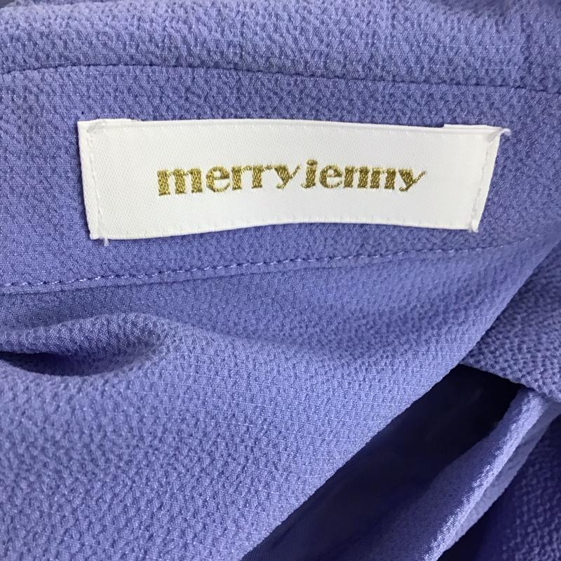 メリージェニー merry jenny ワンピース ロングスカート 半袖ワンピース ロングワンピース シャツワンピース FREE 無地 水色 / ライトブルー /  レディース USED 古着 中古 10125175