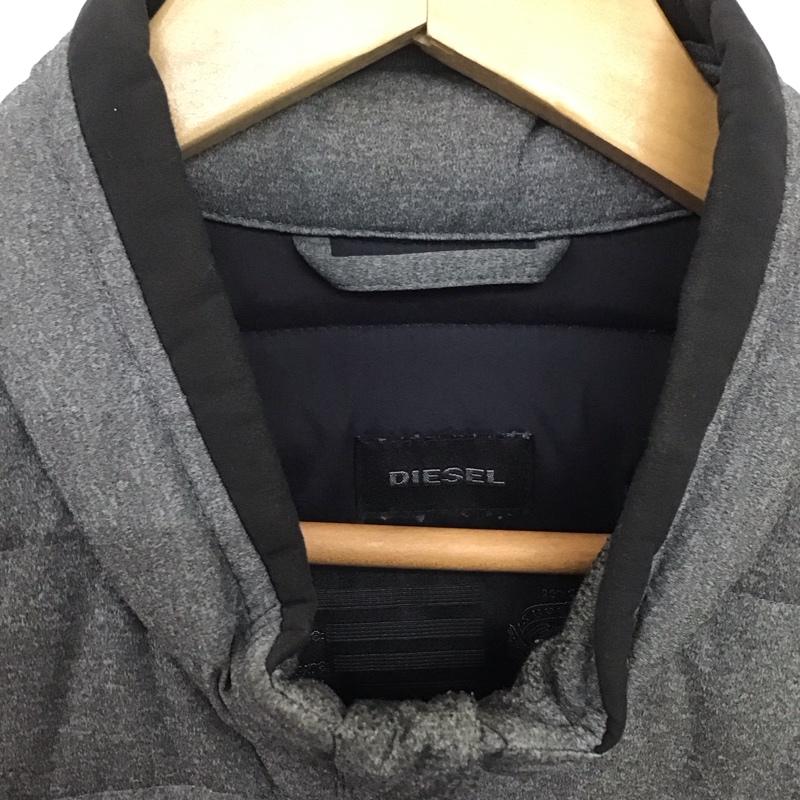ディーゼル DIESEL ジャケット、上着 ダウンジャケット M 無地 灰 / グレー /  メンズ USED 古着 中古 10142158