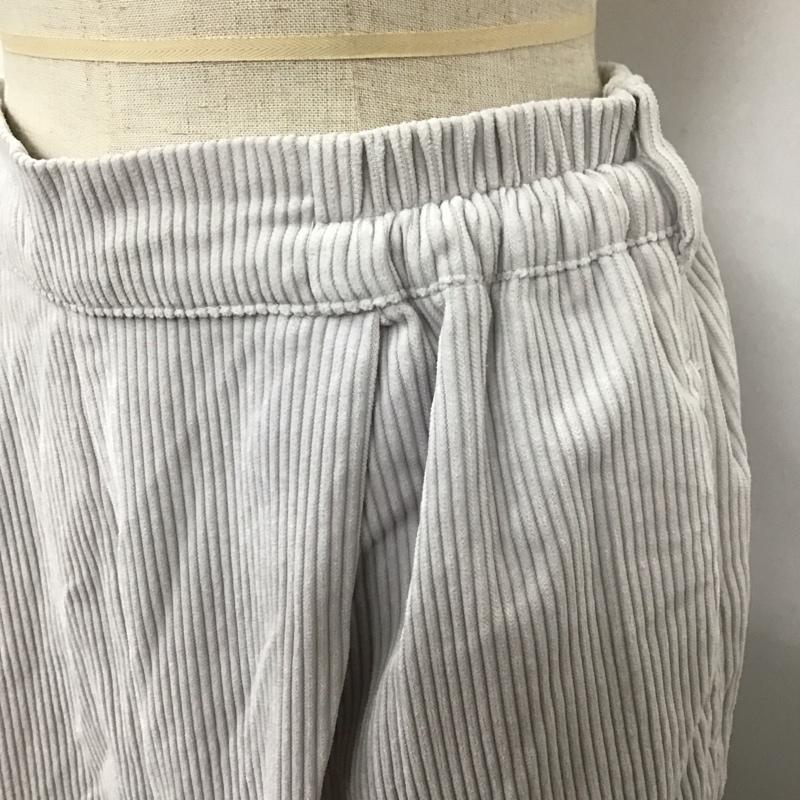ニコアンド niko and... ボトムス ボトムス S205SL09SM コーデュロイ イージーパンツ L 無地 灰 / グレー /  レディース USED 古着 中古 10124983