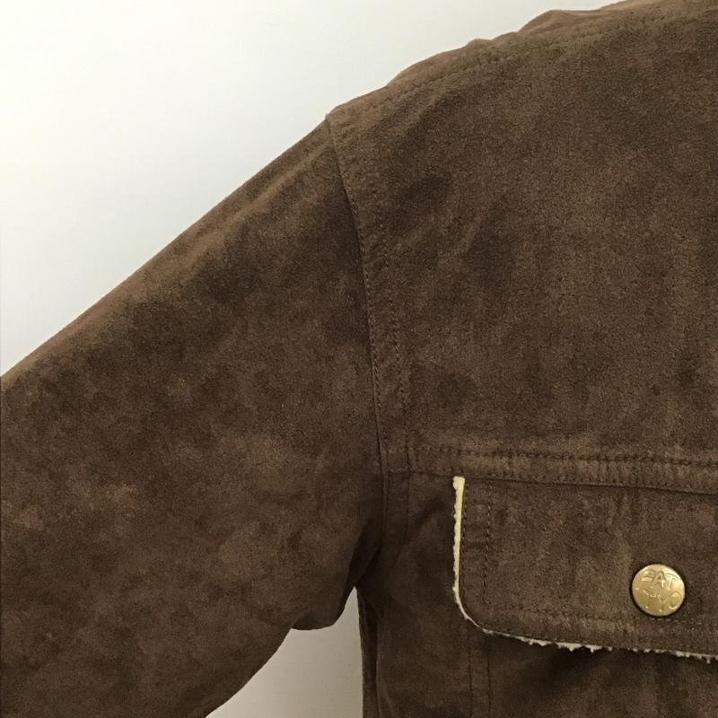 エフエイティー FAT ジャケット、上着 ジャケット、ブレザー F/04-FW/JK-04 WOLFY エコムートン ジャケット アウター ジャケット XL 無地 茶 / ブラウン /  メンズ USED 古着 中古 10109812